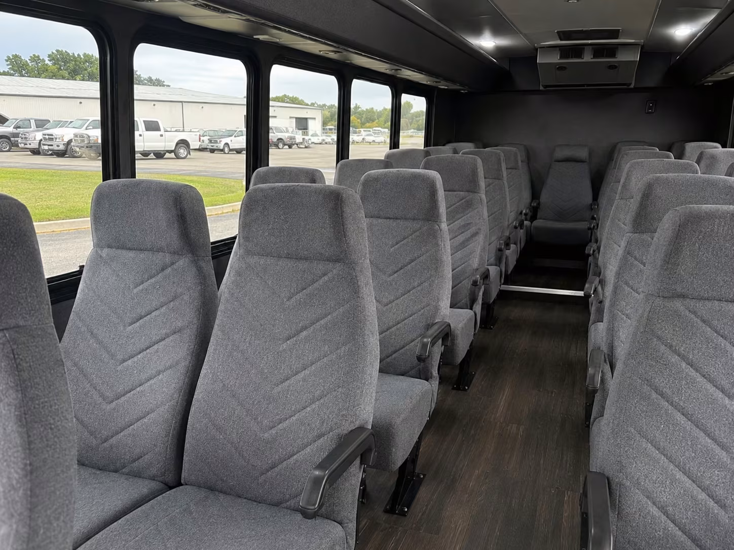 18 passenger minibus interior