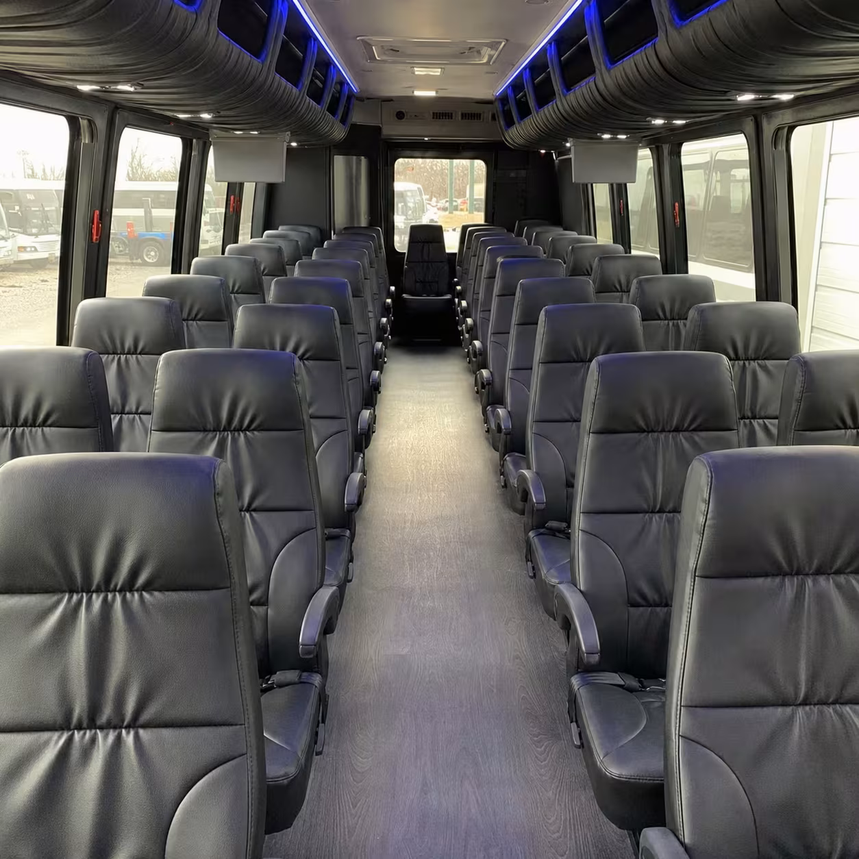 25 passenger minibus inside