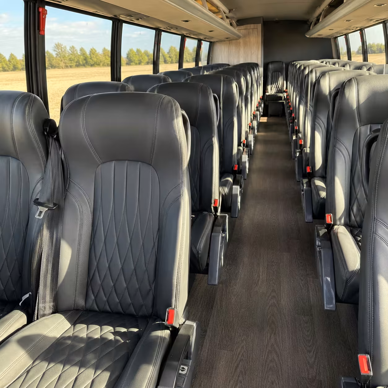 30 passenger minibus inside