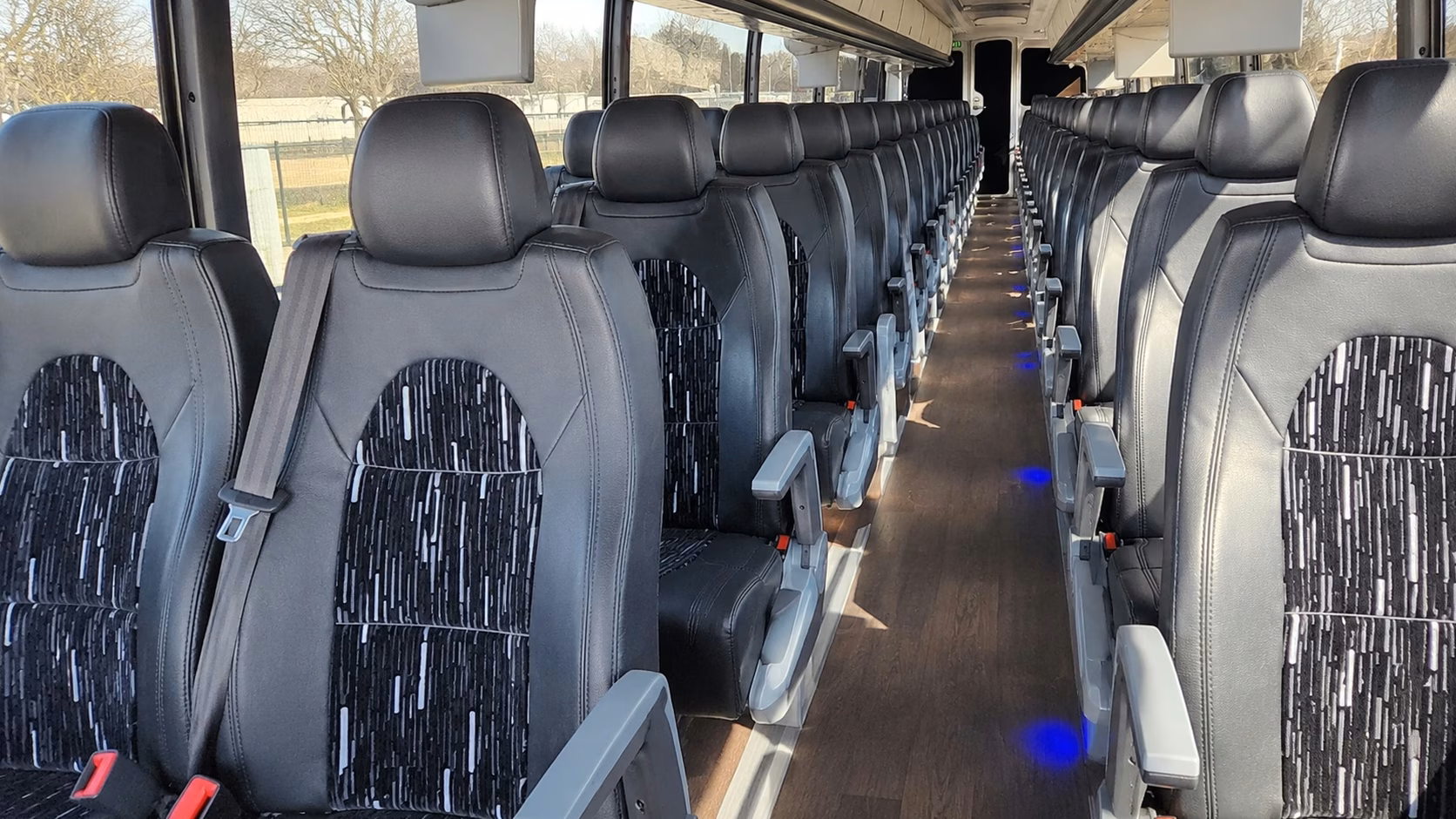 concord charter bus rental inside