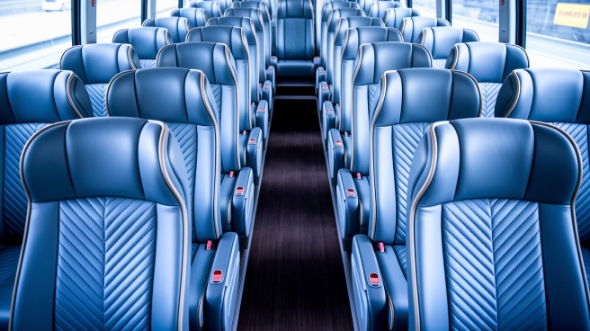 54 passenger charter bus interior concord