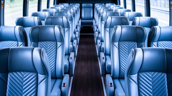 56 passenger charter bus interior concord