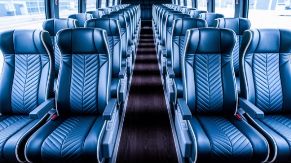 concord 50 passenger charter bus inside