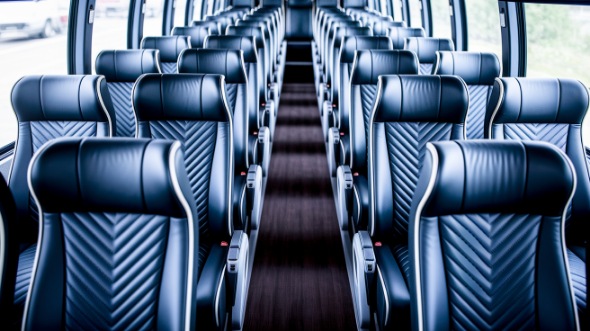 concord 54 passenger charter bus inside