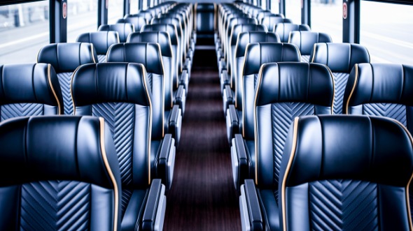concord 56 passenger charter bus inside