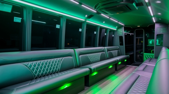 concord party bus rental inside