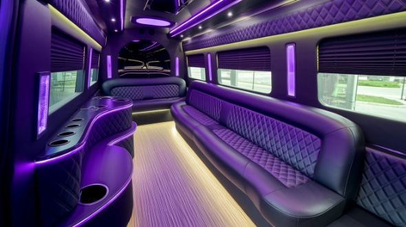 concord sprinter limo rental inside